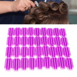 Canyita Hair Rollers Manual Wavy Hair Clip 36/45 Piece Hairdressing Salon Hair Design Rollers (#1) Plastic Purple