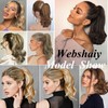 Webshaiy 12" Short Ponytail Extension, Claw Clip in Ponytail Hair