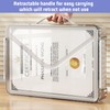 Marte Vanci Plastic Storage Bin with Lid Portable Project Case