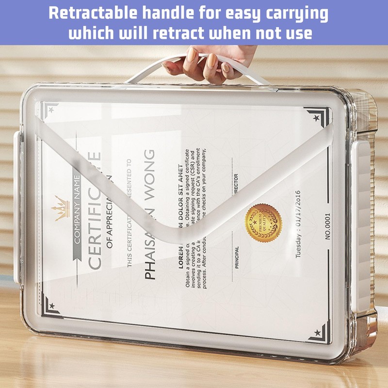 Marte Vanci Plastic Storage Bin with Lid Portable Project Case