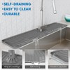 AAROO 24 Inch Longer Faucet Mat for Kitchen Sink with