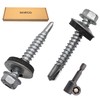 SKIR'CO Pack of 100 Galvanised Roofing Screws 5.5 x 38