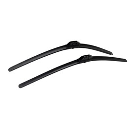 TRQ Premium Windshield Wiper Blades 22 & 22 Inch Silicone Coated & Water Repellent Wipers for Front Windshield Replacement Wiper Blades for Vehicle, Easy-Install Wipers with All-Season Performance