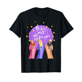 Feliz Dia De Los Reyes Christmas T-Shirt Happy Three Kings T-Shirt