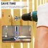 4 Pack Hex Shank Nut Driver Safe High Efficient Wing