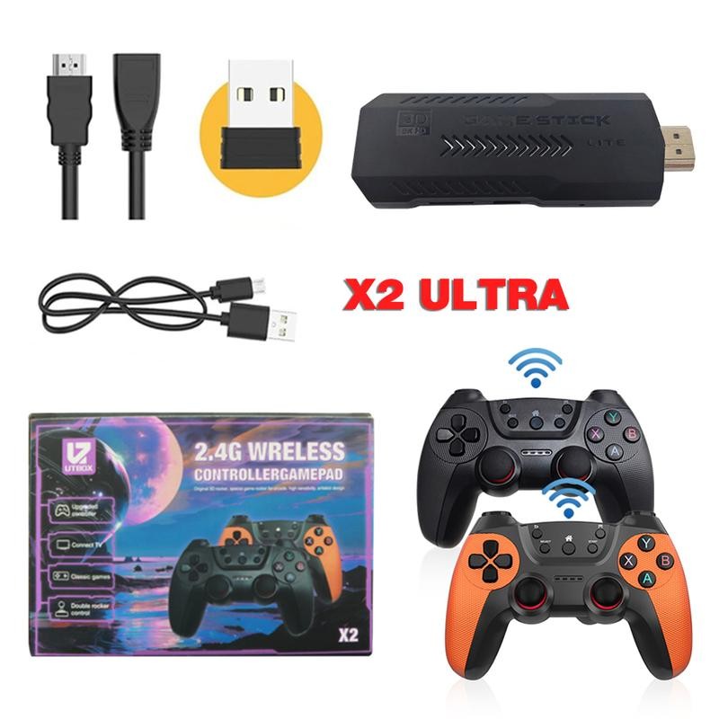 2025 New Wireless Retro Gaming Console with 50,000+ Games, 4K