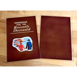 Handmade Recently Deceased Beetlejuice Cover Set 4 use w/ Erin Condren A5 Coil Spiral