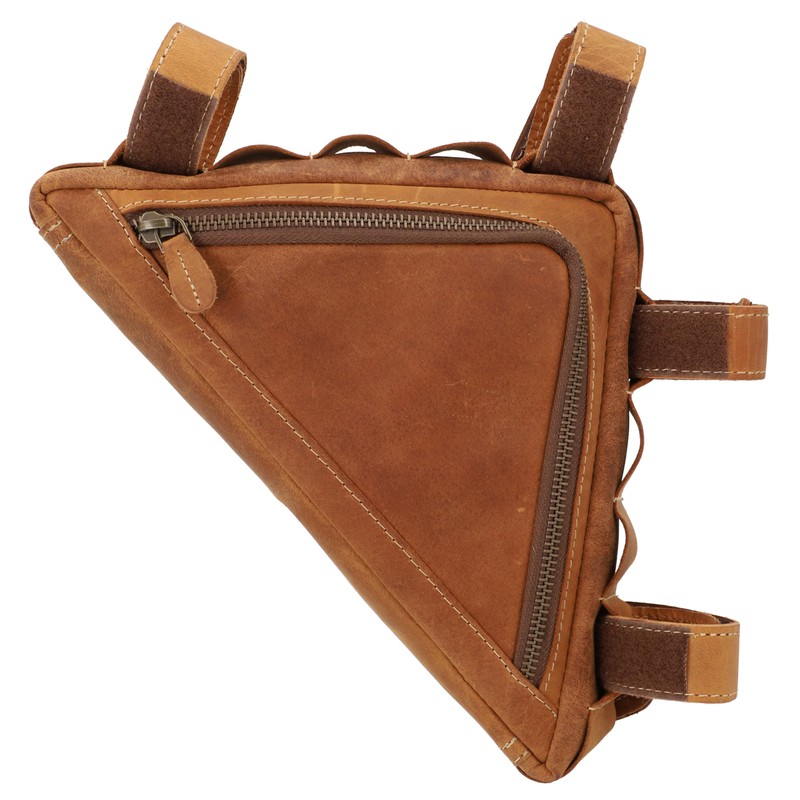 Gusti frame bag leather - Marshall T. bicycle bag tool