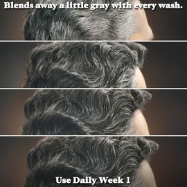 Just For Men Control Gx Grey Reducing Beard Shampoo for Mustache & Beard, 4 Ounce
