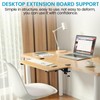 Platibo Folding Shelf Brackets,10 Inch Heavy Duty Stainless Steel Collapsible