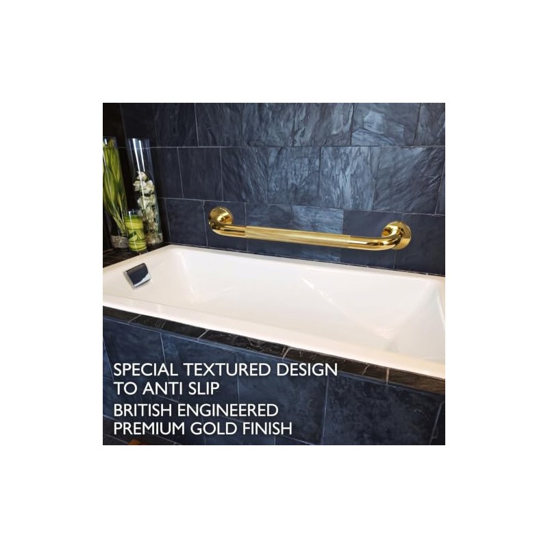 2 Pack 500mm 20inch Grab Bar Rail, 304 Stainless Anti