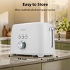 2 Slice Toaster - 1.5" Extra Wide Slots, Stainless Steel,