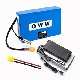 QWW 48V 13AH 30amp Battery for Electric Bicycle,48V13AH 0-1000W Battery Suitable for Electric Bicycles, Electric Scooters, etc