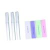 FOMIYES 2 Sets 7pcs Manicure File Case Nail Buffering Kit