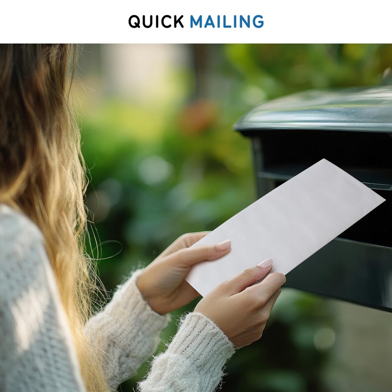 #10 Security Envelopes Letter Size Self Seal, 500 Count, Mailing