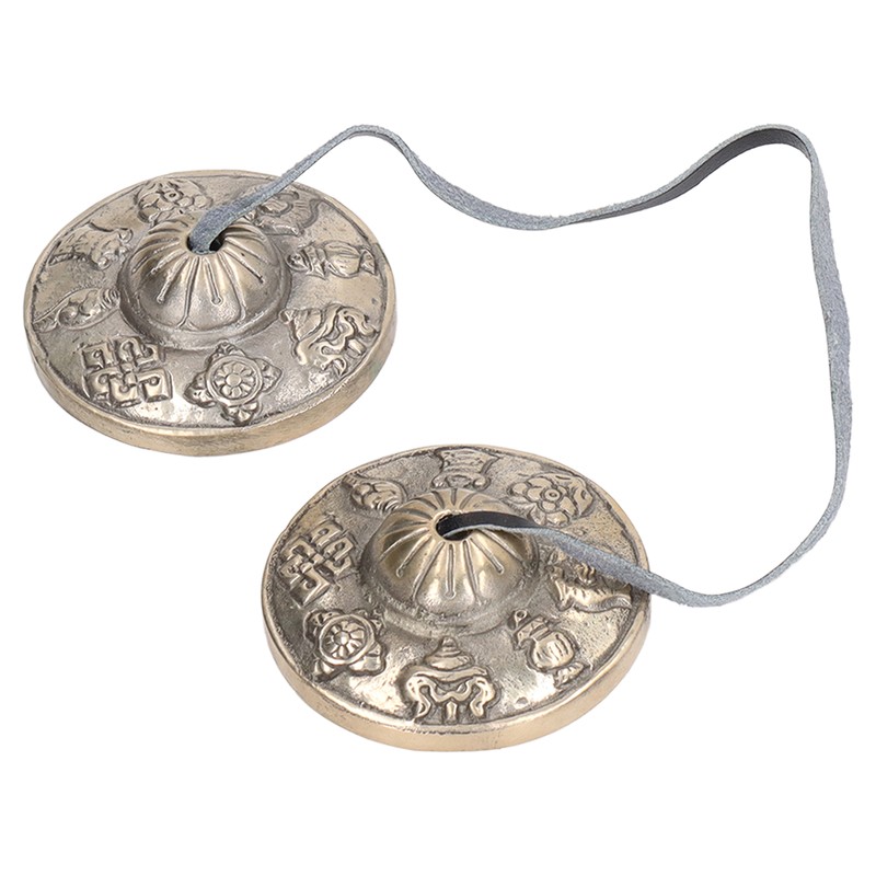 Tibetan Tingsha Meditation Bell Small Pure Copper Double Chime Nepalese