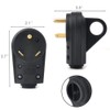 30 Amp RV Plug Set, Male & Female 30A/125V Replacement