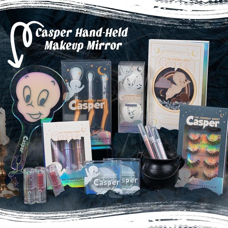 Casper Hand-held Makeup Mirror Lightweight Design Adorable For Magical Beauty