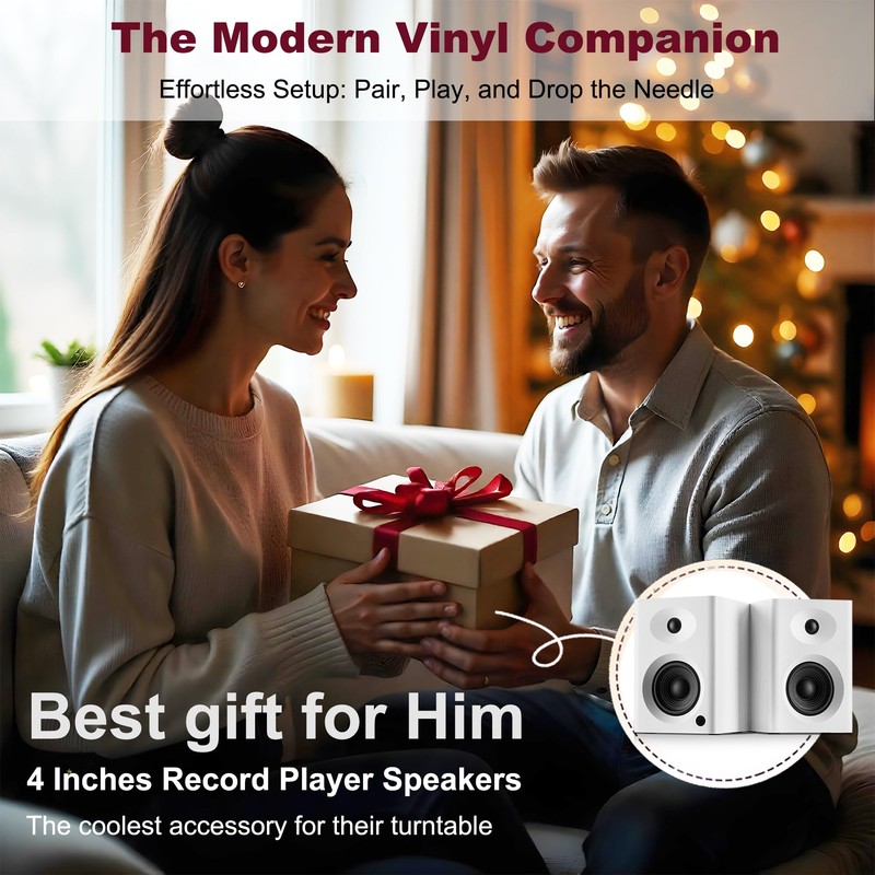 Desktop Speakers for PC, Bookshelf Speakers with Clear Highs &