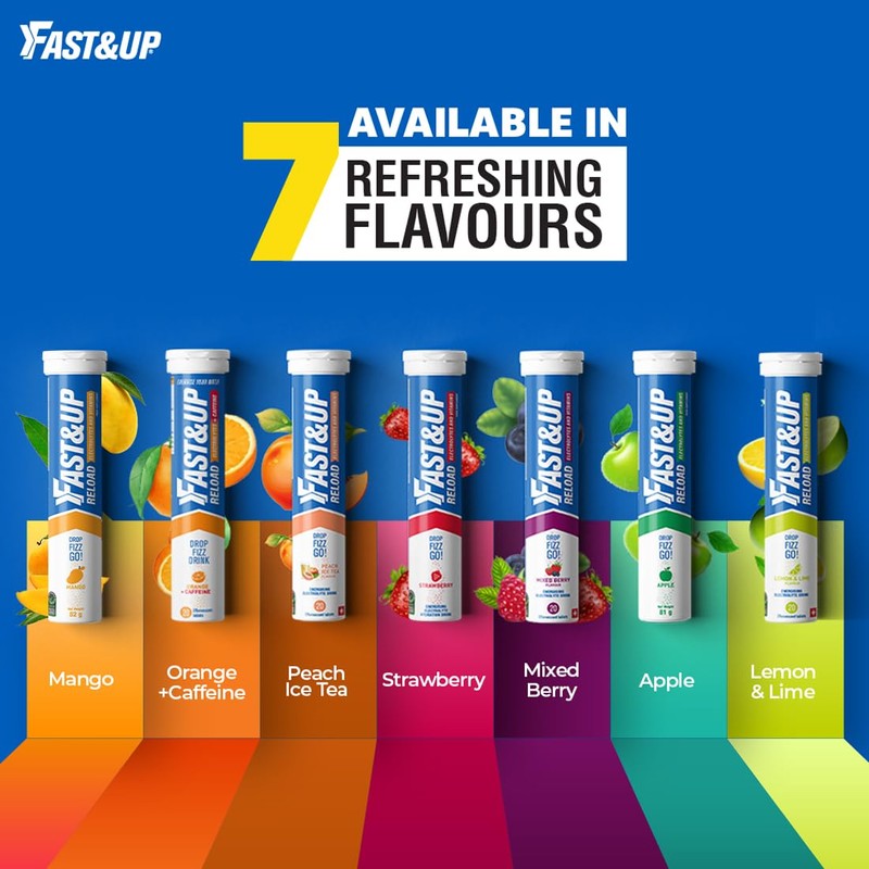 Fast&Up Reload – Mango Flavour – 20 Effervescent Tablets –