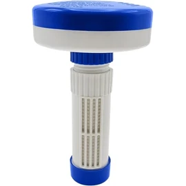 Club Pro Chlorine Puck Floater | Bromine Puck Floater | Removable End Cap | for 1 Inch Bromine Tablets Hot Tub | Spa & Hot Tub Accessories | Hot Tub Chemicals Dispenser | Adjustable Weighted Bottom |