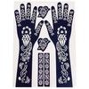 Henna Stickers Tattoo Body Art Metdi Stencil Wedding Women Men