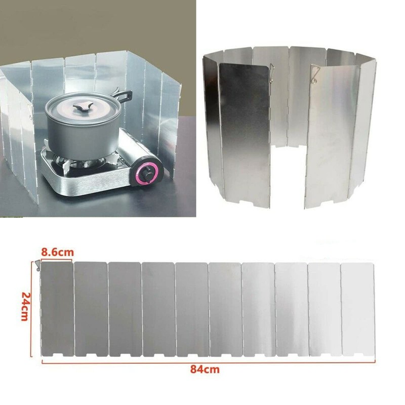 Bay Breeze Folding Stove Wind Screen Shield for Portable Stove