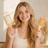 24 Set Wooden Hair Brushes Bamboo Hairbrushes Painting Kit