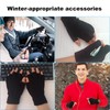 COCELERYRE 4 Pairs Winter Half Finger Gloves Warm Fingerless Gloves