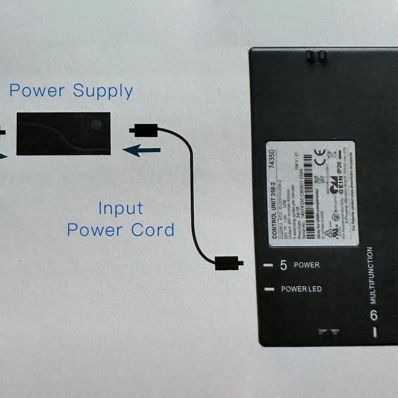 hmleaf Adjustable Bed Base Input Power Supply Cord, Switching Power
