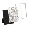 Laura Ashley 5x7 Silver Flat Metal Picture Frame (Vertical &