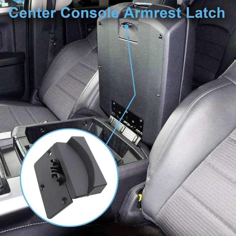 Priprilod Interior Armrest Console Latch Compatible with Dodge Ram 1500