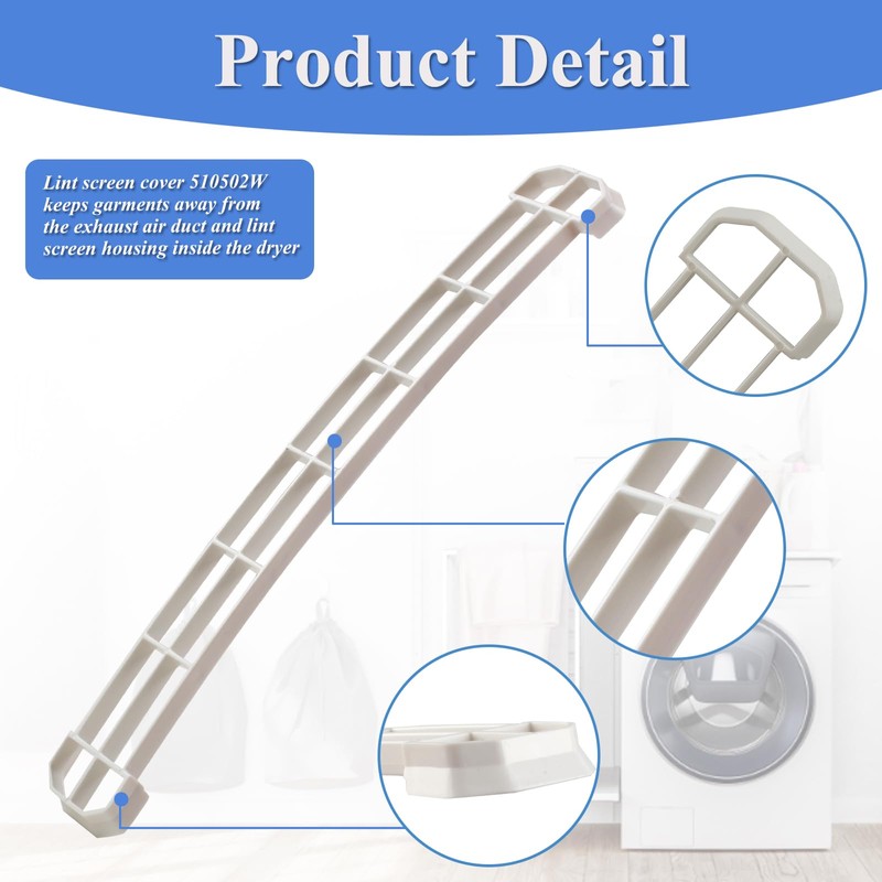510502W Cover Lint Filter for Dryer