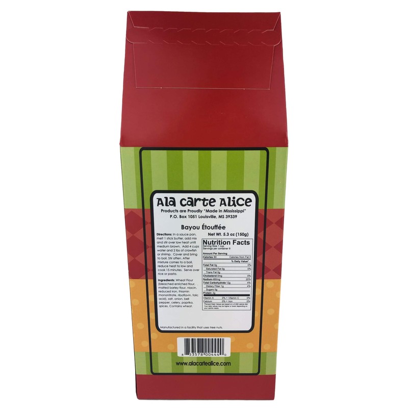 Ala Carte Alice Bayou Etouffee Mix, 5.3 Ounce