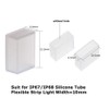 MSDUSA 50 Pack End Cap Cover with Sealant for 10mm