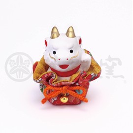 Yakushigama Nishikisai Shofuku Tatsu Fukubuku Drawstring [92] Zodiac 2024 New Year Figurine Interior Lucky Charm