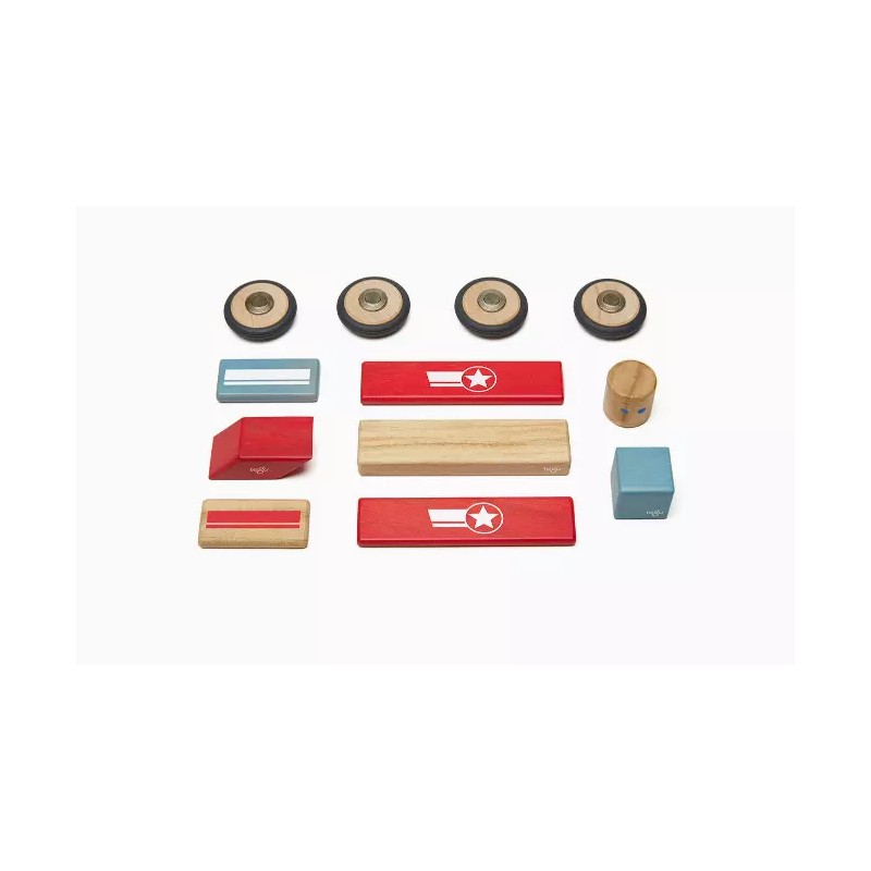 Tegu Daredevil Magnetic Wooden Block Set, 1-99 years old, 12