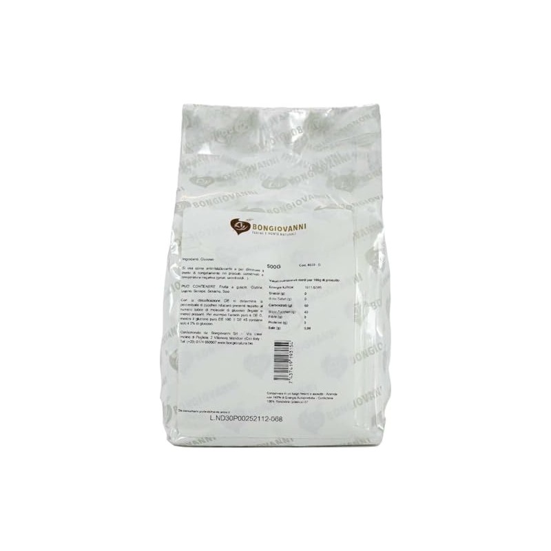 BONGIOVANNI FARINE E BONTA' NATURALI Glucosio disidratato 39 DE -