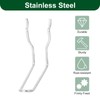sourcing map 10Pcs Pegboard Hooks, 4 Inch Stainless Steel Peg