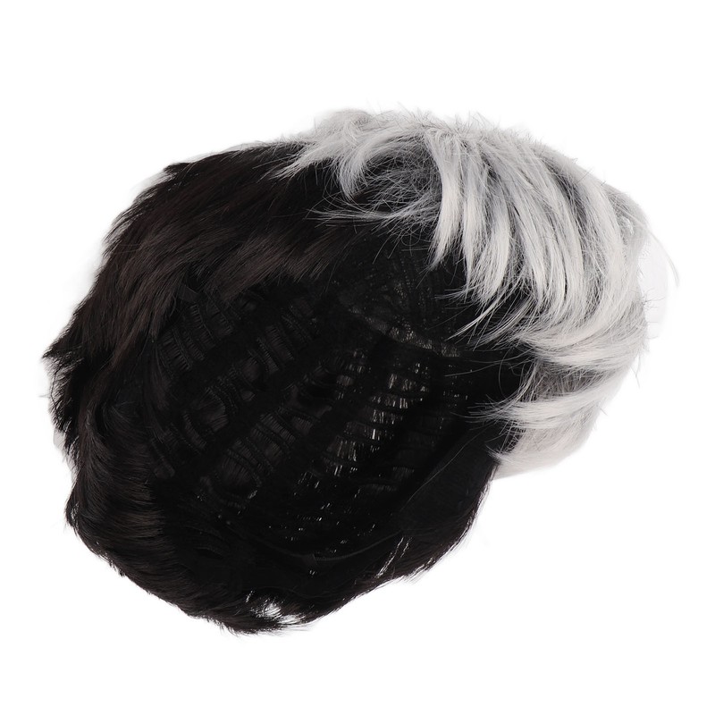 Men Wig Heat Resistant Short Grey Layered Airy Natural Stylish