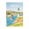 Coucke Wim Breizh Printed Cotton Tea Towel 50 x 75