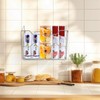 Cididu Kitchen Wrap Organizer Rack Wall Mount, Cabinet Door Organizer