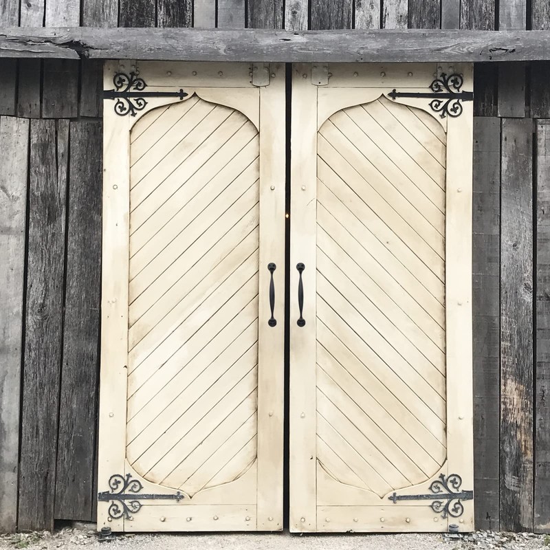Ouvin Pack of 2 Rustic Door Pull Handle Barn Door