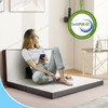 MUUEGM Tri-Fold Memory Foam Mattress, 4 Inch Twin Folding Mattress,