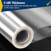 Vanhench Clear Cellophane Wrap, 32" x 50' Folded 3Mil Thick