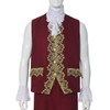 CAMDOM - Disfraz victoriano para hombre, estilo rococó, estilo medieval,