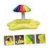 WHAMVOX Inflatable Toy Sun Umbrella Pool Cooler Floating Drink Holder