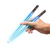 Chop Sabers Light Up LightSaber Chopsticks, Blue Pair
