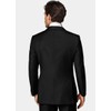 Men's Tux Jacket One-Button Shawl Lapel Blazer Jacket with White