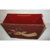 Vtg Christmas card holder box - old store stock -